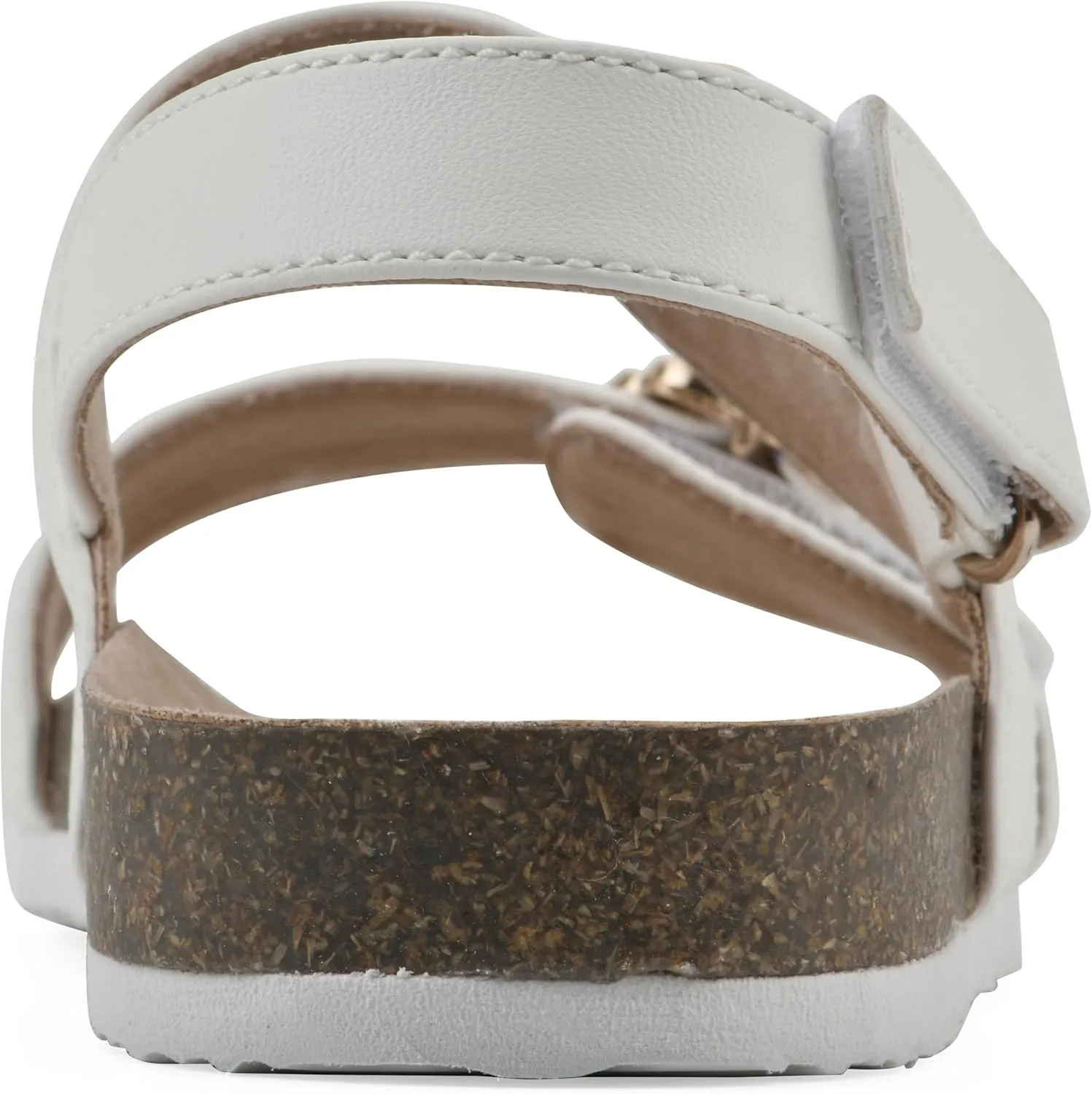 White Mountain Kids Girls' Gingham Floral Buckle Sandal