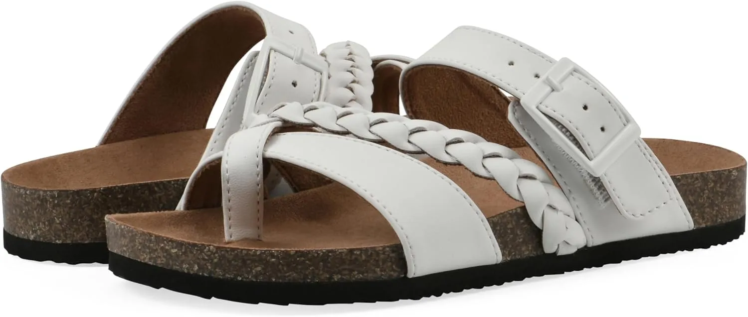 White Mountain Kids Girls' Gramma Braided Sandal