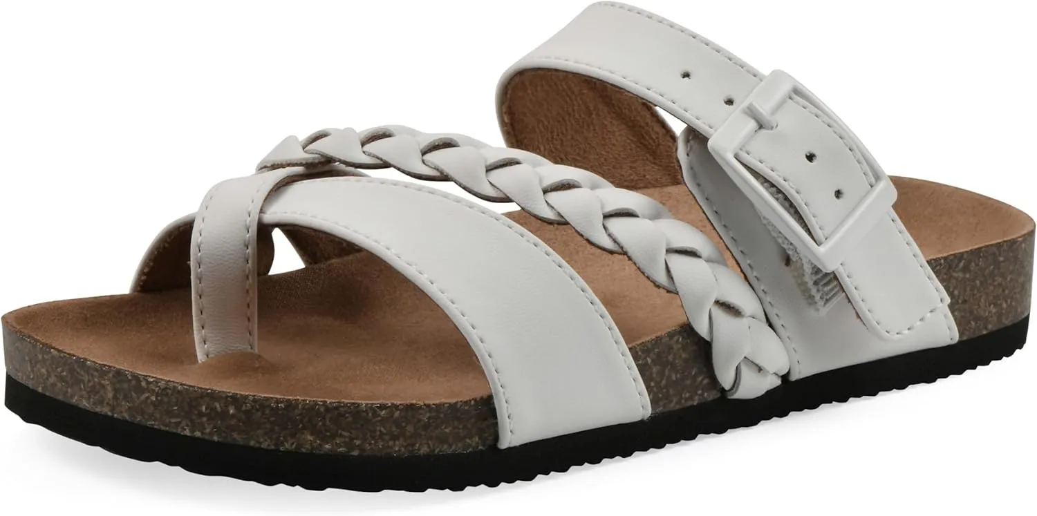 White Mountain Kids Girls' Gramma Braided Sandal