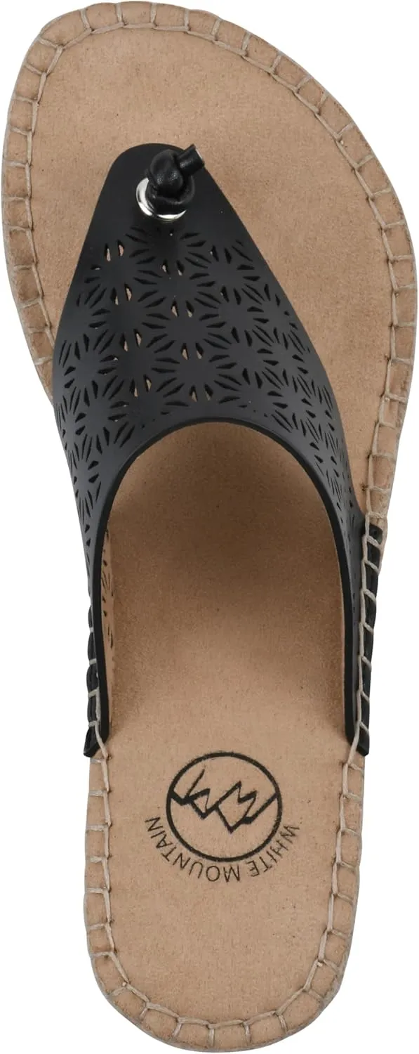 WHITE MOUNTAIN Women's Beaux Espadrille Wedge Sandal