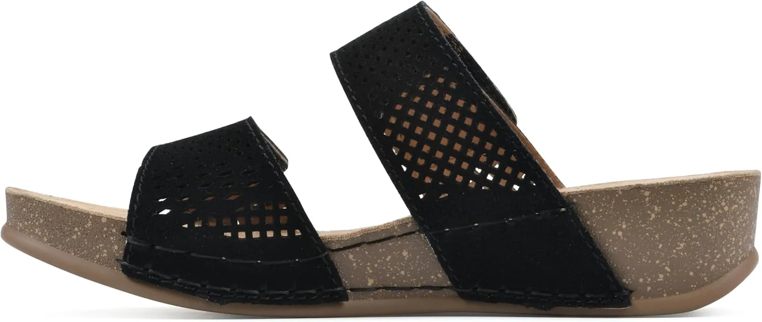 WHITE MOUNTAIN Women's Ferula Wedge Sandal