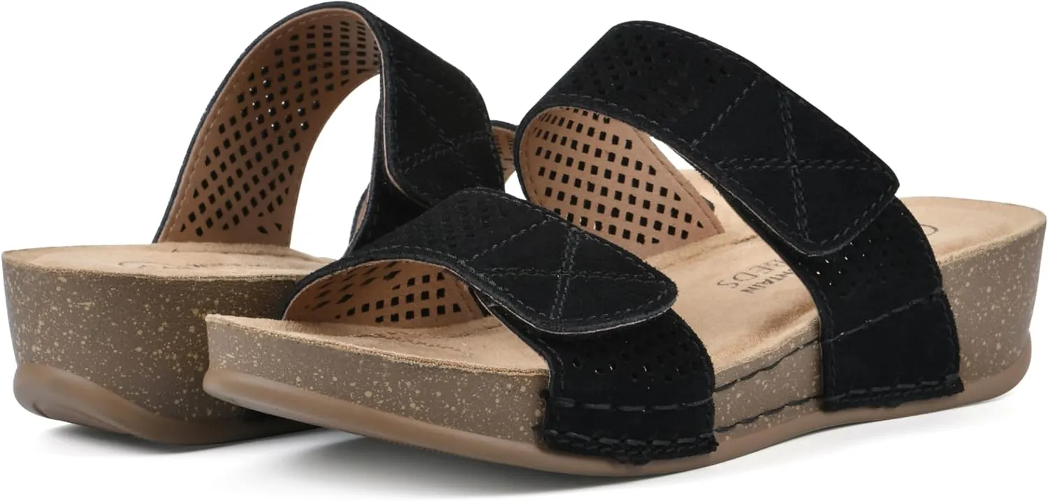 WHITE MOUNTAIN Women's Ferula Wedge Sandal