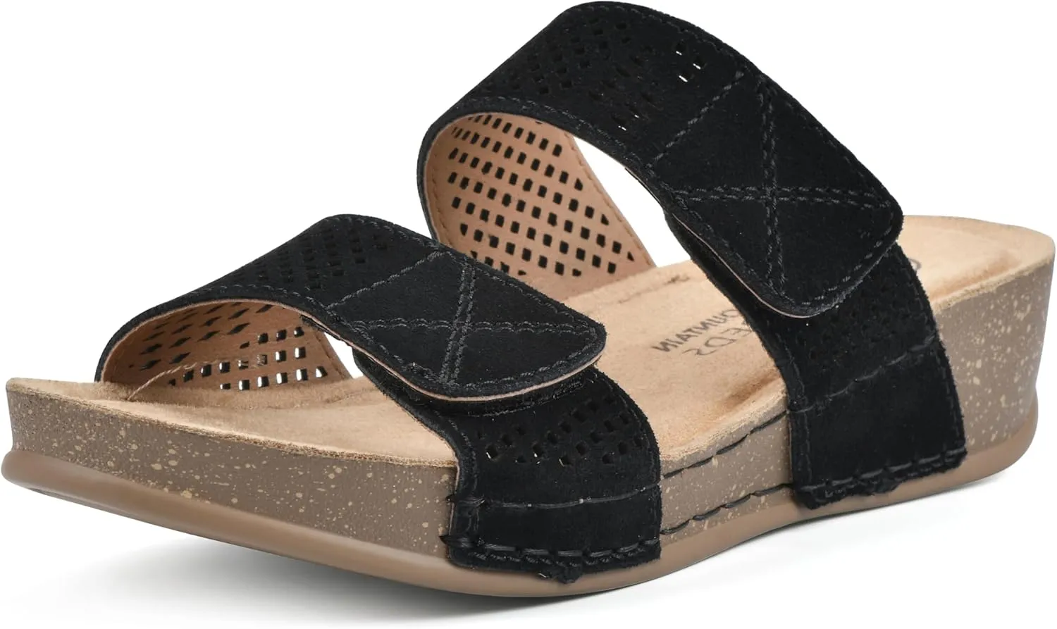WHITE MOUNTAIN Women's Ferula Wedge Sandal