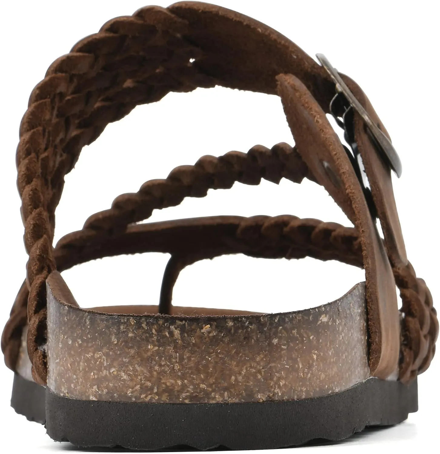 WHITE MOUNTAIN Women's Hayleigh Braided Signature Comfort-Molded Footbed Sandal