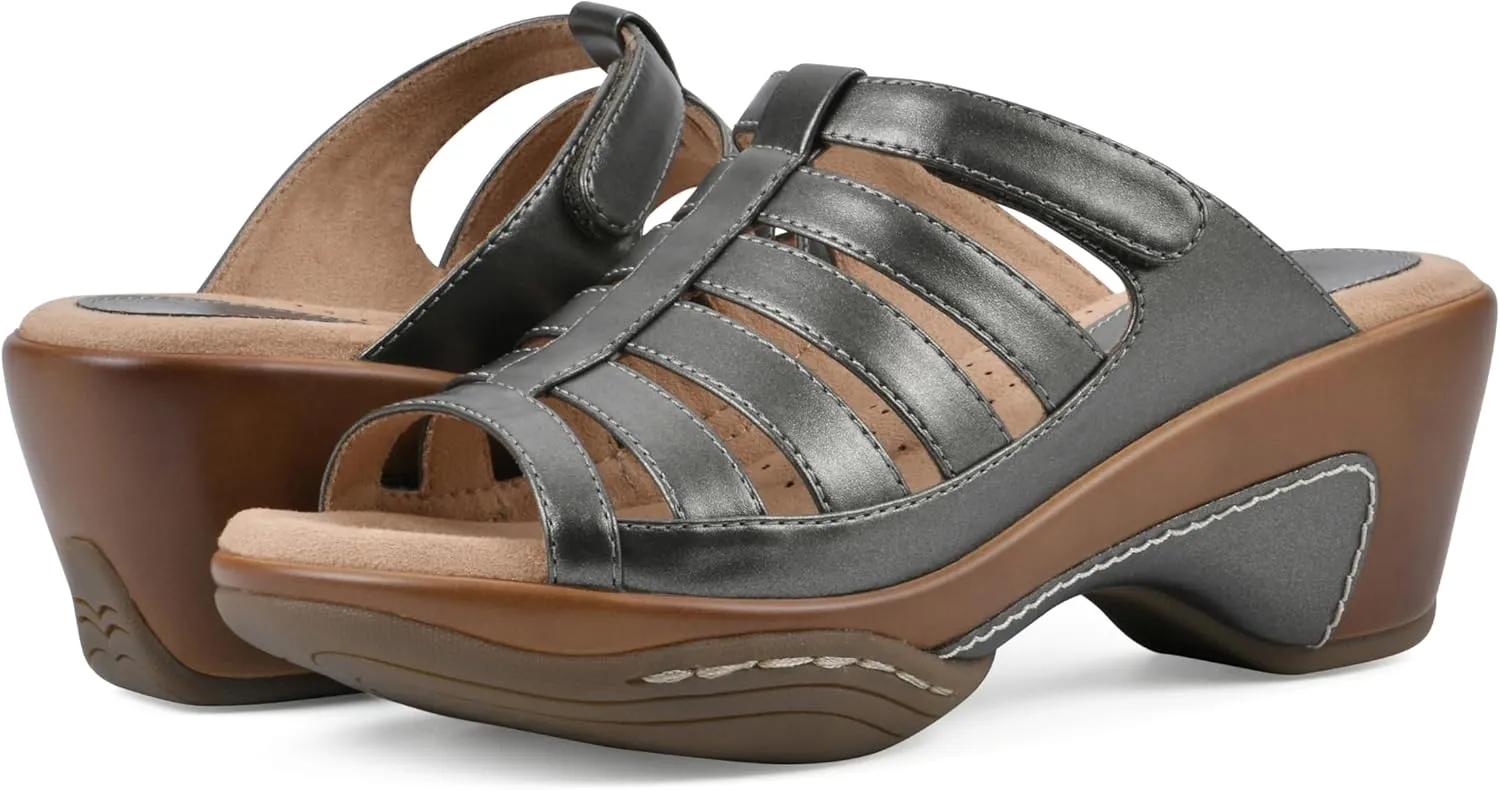 WHITE MOUNTAIN Women's Valencia Strappy Clog Sandal