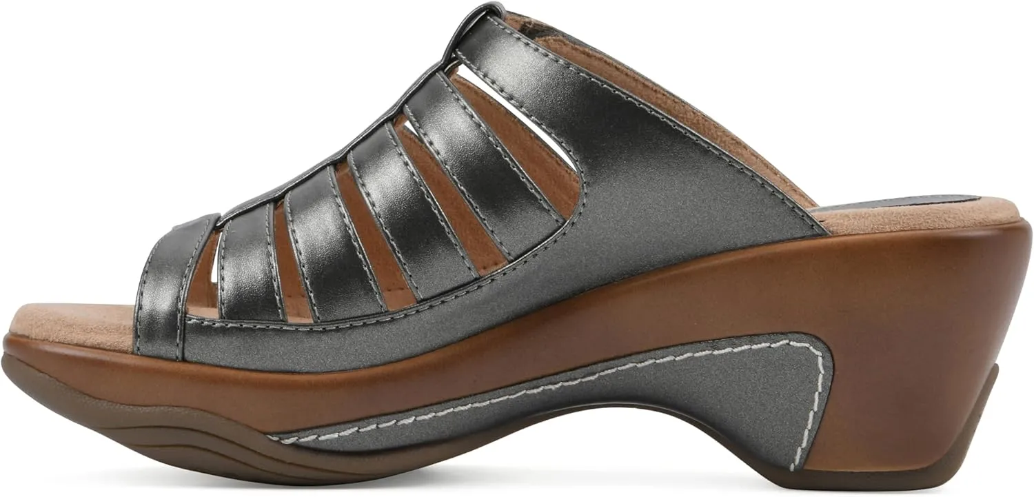 WHITE MOUNTAIN Women's Valencia Strappy Clog Sandal
