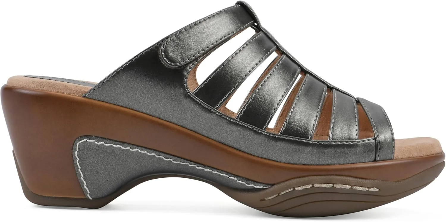 WHITE MOUNTAIN Women's Valencia Strappy Clog Sandal