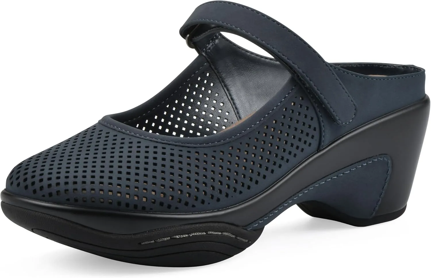 WHITE MOUNTAIN Women's Vinto 2 Heeled Mary Jane Clog