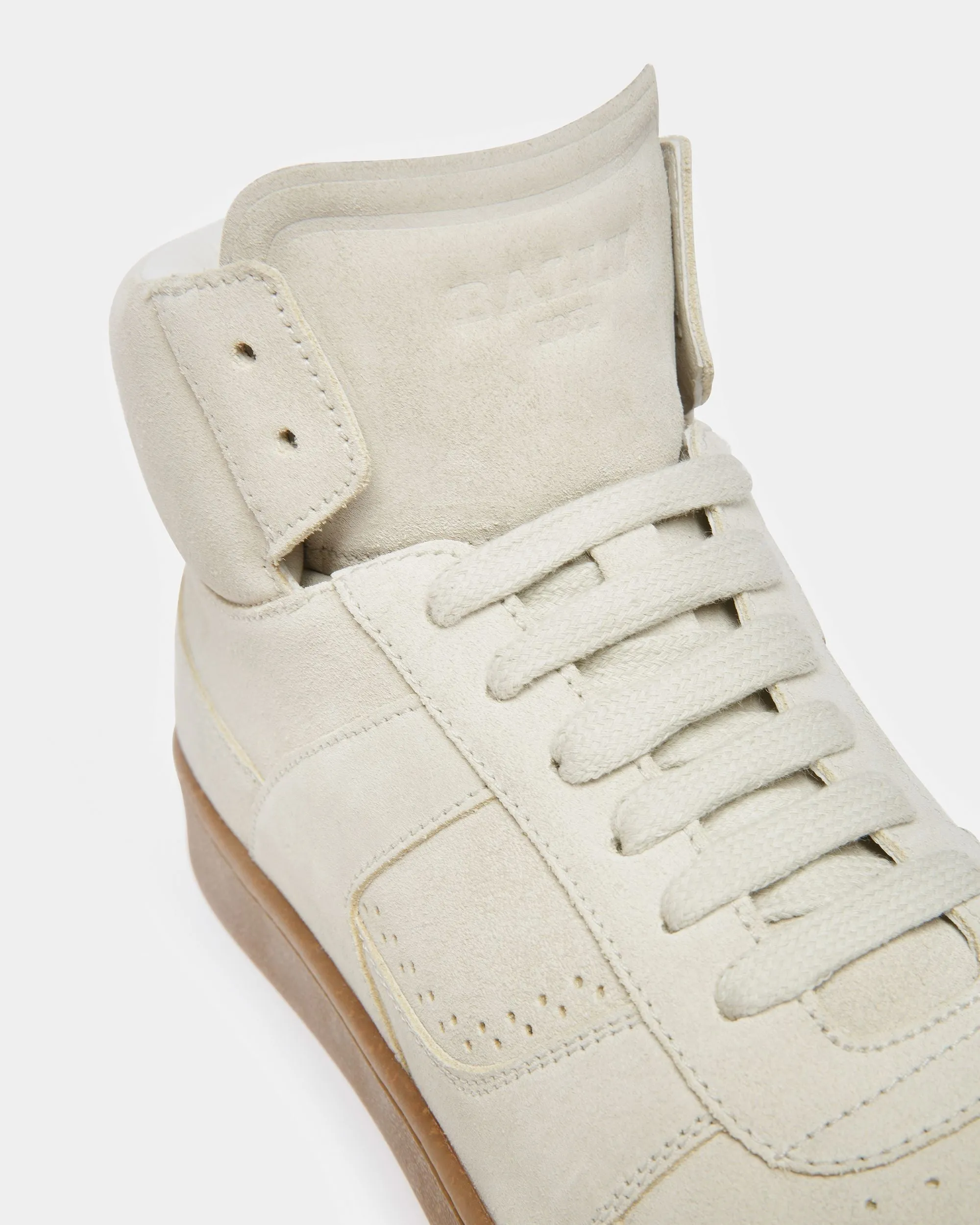 Wiggles Leather Sneakers In Dusty White