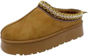 Wild Diva Woman's Oaklee-25 Thick Sole Round Toe Flat Mule Slippers