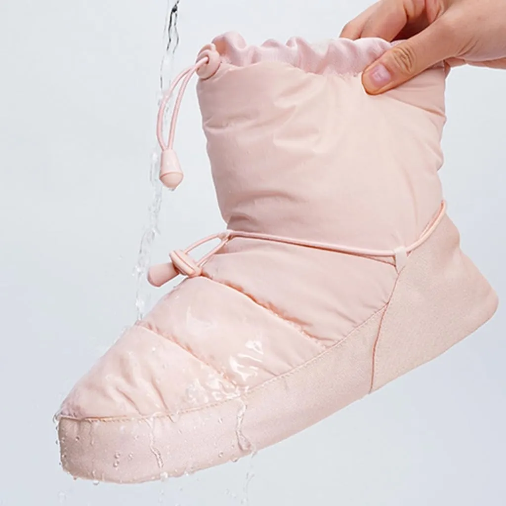 Winter Dance Boot Women Ballet Shoes Adult Warms Up Bootie Ankle Boot Dance Cotton Shoes Warm NonSlip Training Shoes