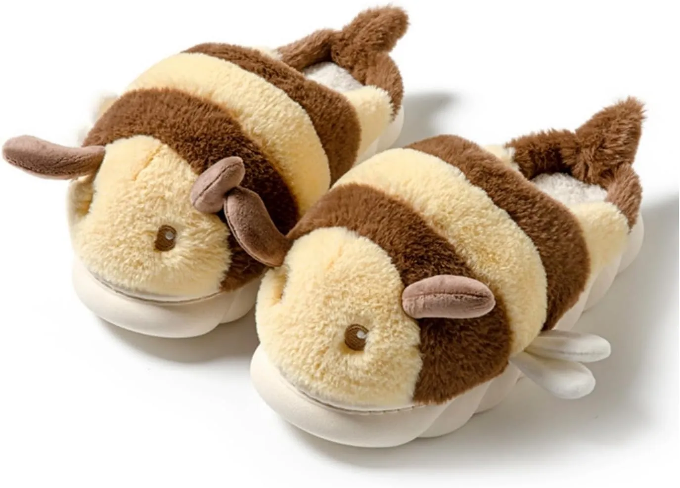Women and men's cotton slippers, animal slippers, warm and non slip, holiday gifts