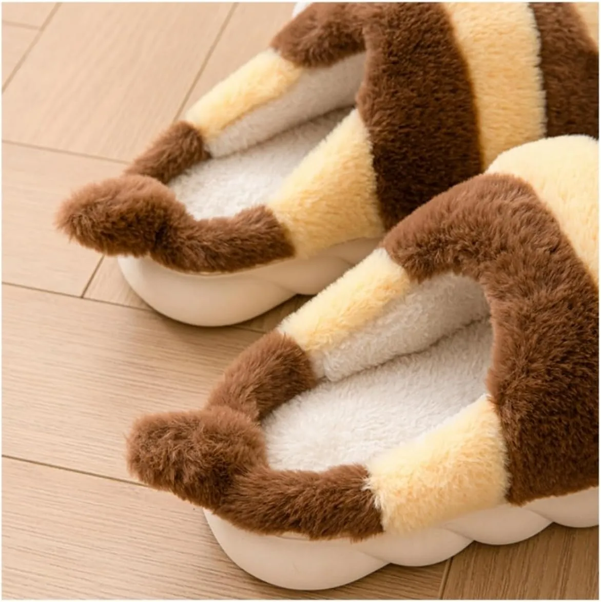 Women and men's cotton slippers, animal slippers, warm and non slip, holiday gifts
