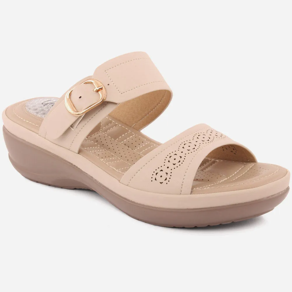 Women "Jessy" Glamorous Slip On Comfort Slippers