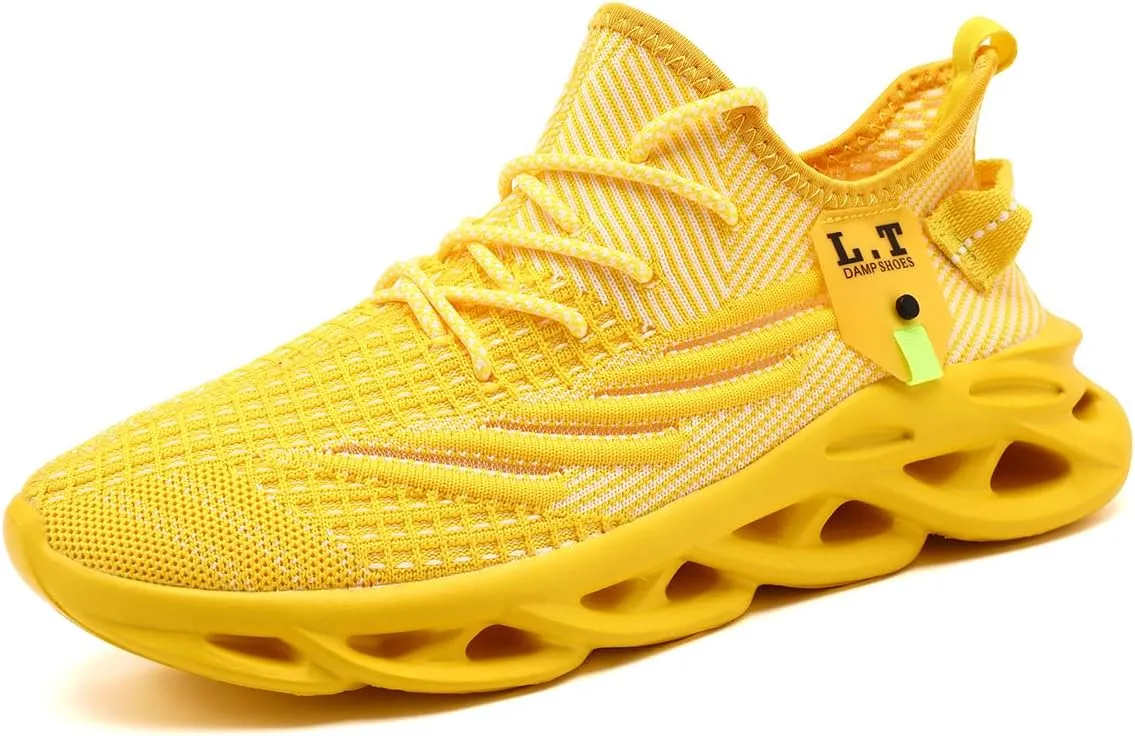 Women Running Shoes Walking Training Sneakers Sport Gym Fitness Tennis Shoes Non Slip Fashion Comfortable Lightweight Shoe for Casual Jogging Mesh Breathable Sneaker