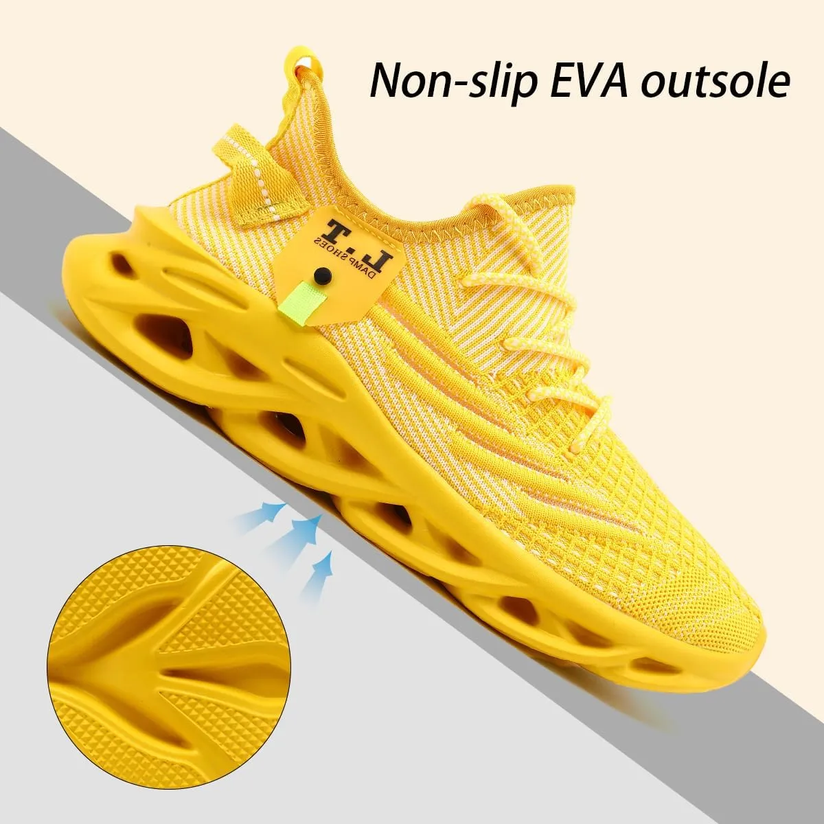 Women Running Shoes Walking Training Sneakers Sport Gym Fitness Tennis Shoes Non Slip Fashion Comfortable Lightweight Shoe for Casual Jogging Mesh Breathable Sneaker