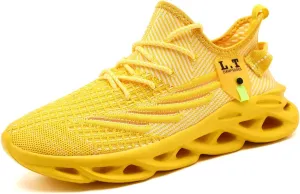 Women Running Shoes Walking Training Sneakers Sport Gym Fitness Tennis Shoes Non Slip Fashion Comfortable Lightweight Shoe for Casual Jogging Mesh Breathable Sneaker