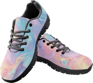 Women Trainers Sports Running Shoes Causal Travel Walking Flat Shoe Lace-up Breathable for Lady Teenager Girls