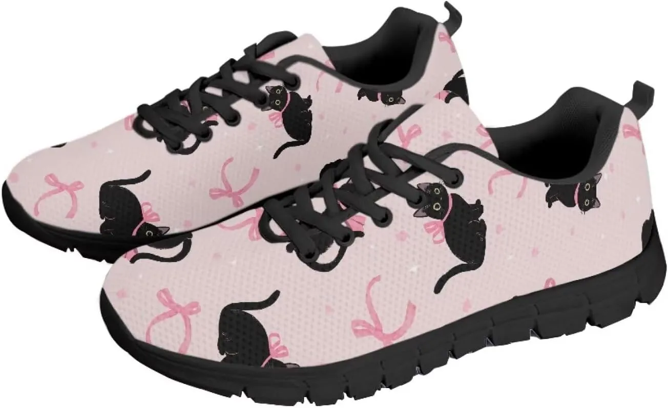 Women Trainers Sports Running Shoes Causal Travel Walking Flat Shoe Lace-up Breathable for Lady Teenager Girls
