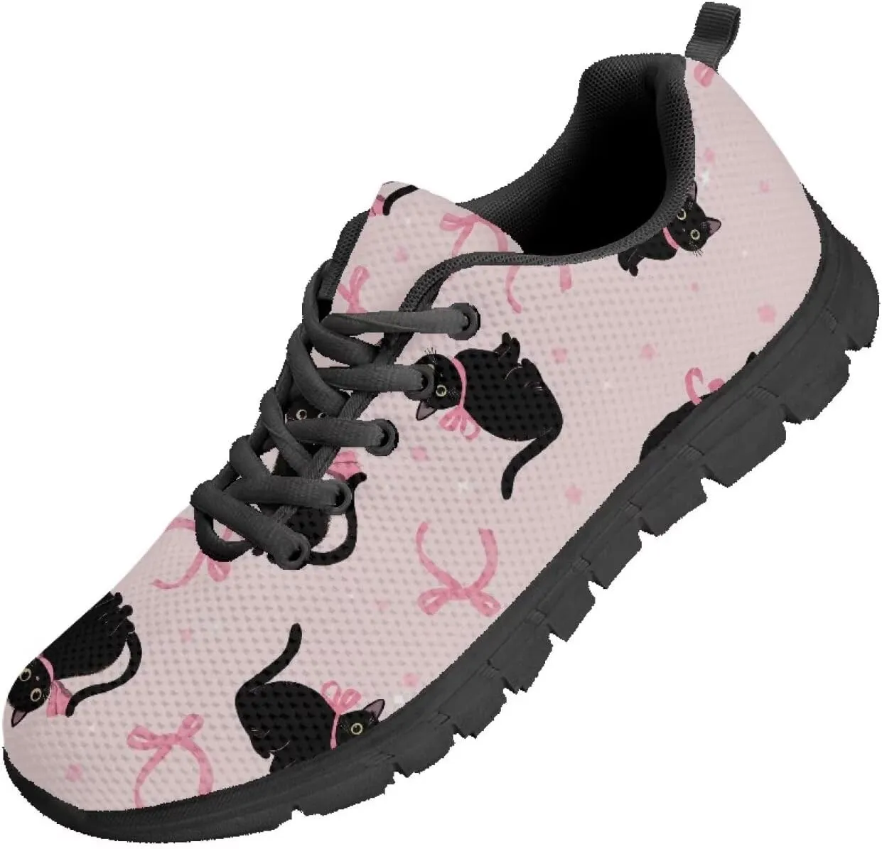 Women Trainers Sports Running Shoes Causal Travel Walking Flat Shoe Lace-up Breathable for Lady Teenager Girls