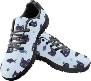 Women Trainers Sports Running Shoes Causal Travel Walking Flat Shoe Lace-up Breathable for Lady Teenager Girls