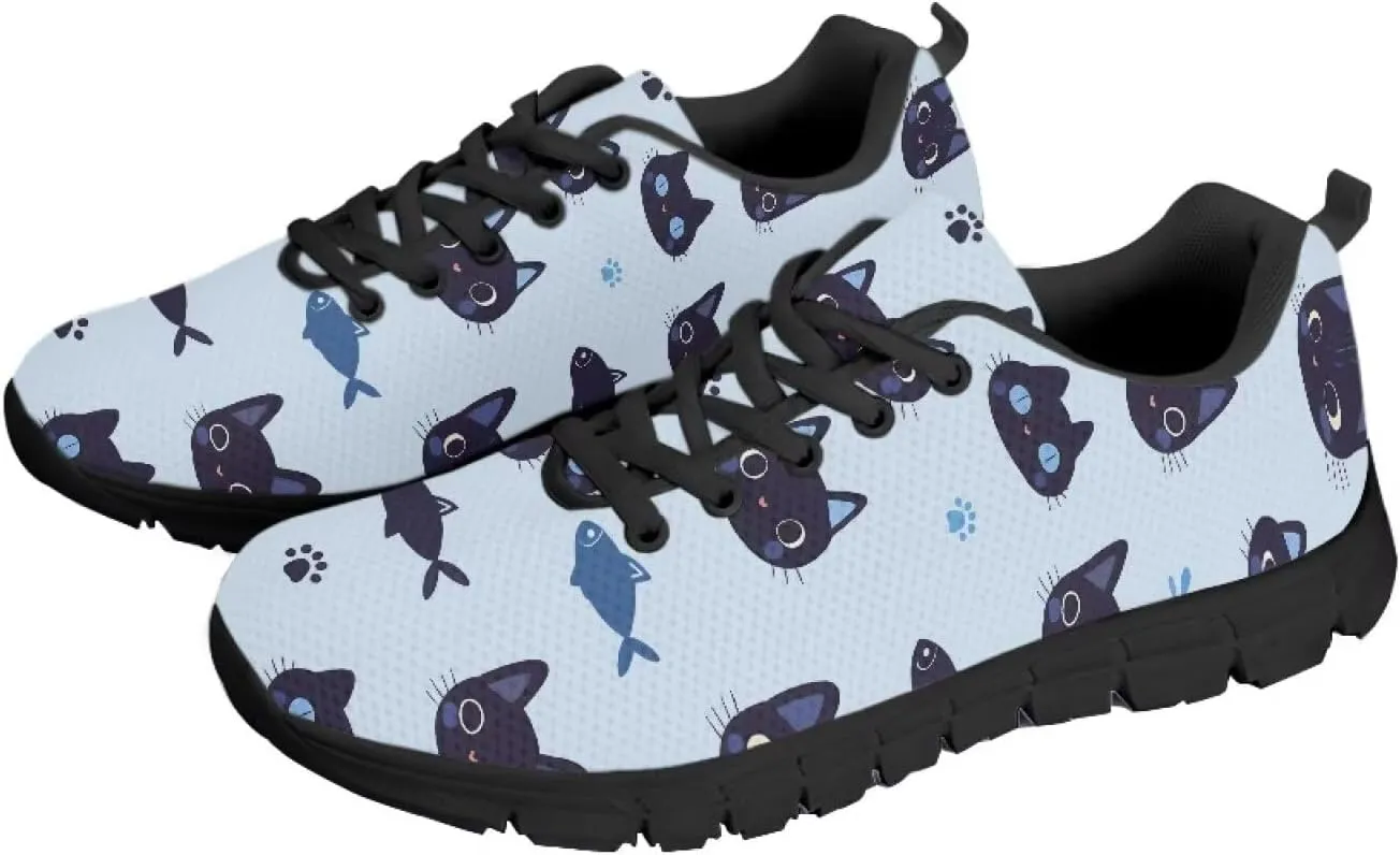 Women Trainers Sports Running Shoes Causal Travel Walking Flat Shoe Lace-up Breathable for Lady Teenager Girls