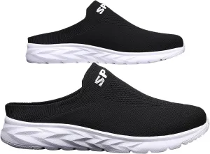 Women's Backless Slip on Mesh Sneakers Shoes Slip On Shoes Women Comfortable Women Casual Shoes Women's Fashion Sneakers Waterproof Tennis Shoe Loafers Dress Shoe