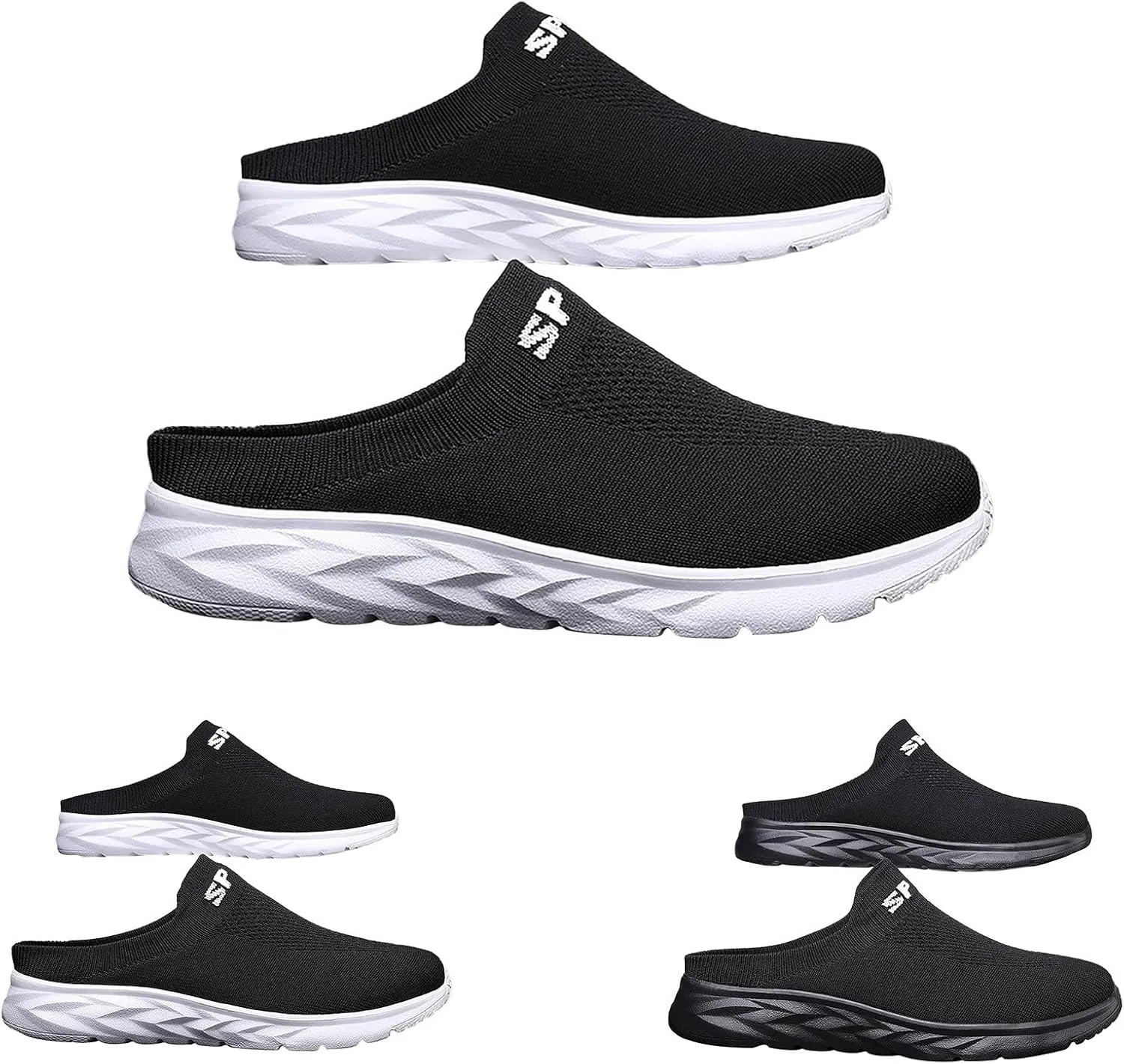 Women's Backless Slip on Mesh Sneakers Shoes Slip On Shoes Women Comfortable Women Casual Shoes Women's Fashion Sneakers Waterproof Tennis Shoe Loafers Dress Shoe