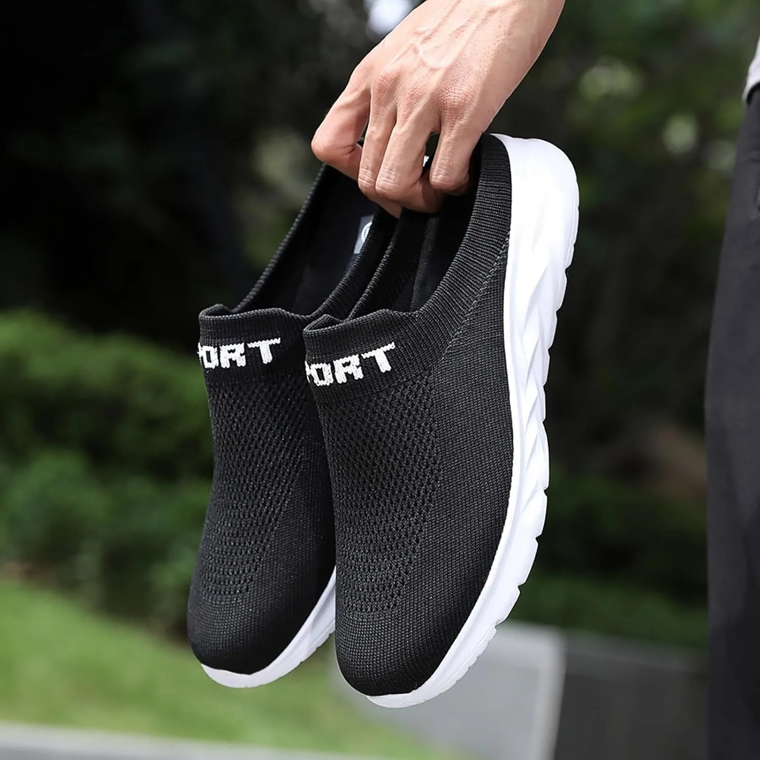 Women's Backless Slip on Mesh Sneakers Shoes Slip On Shoes Women Comfortable Women Casual Shoes Women's Fashion Sneakers Waterproof Tennis Shoe Loafers Dress Shoe