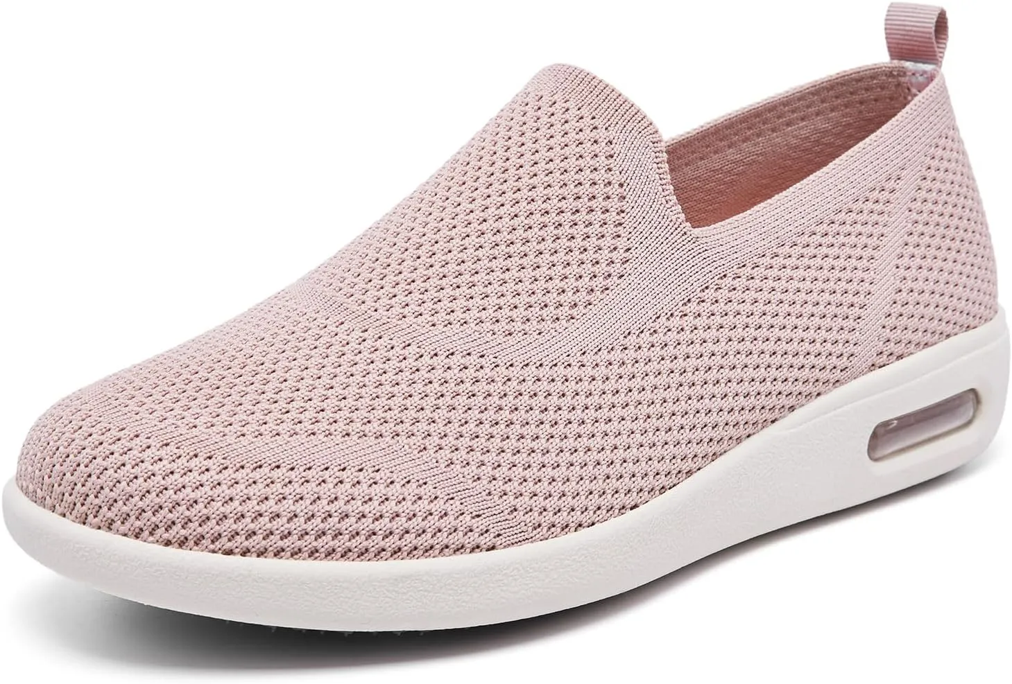 Women's Casual Walking Shoes, Breathable Knitted Upper, Anti Slip Sole with air Cushion, Fashionable and Simple Design