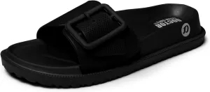 Women's Classic Cushion Sliders/Slippers with Adjustable Buckle Strap for Adult|Comfortable & LightWeight|Stylish & Anti-Skid|Waterproof & Everyday Flip Flops for Ladies/Girls D-526
