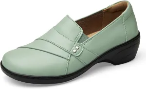 Women's Comfortable & Lightweight Leather Loafers Slip-Ons Stylish Business Casual Dress Shoes Work Office Everyday Walking Shoes for Women