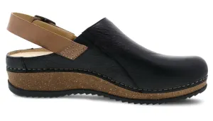 WOMEN'S DANSKO MERRIN | BLACK WAXY MILLED MULE