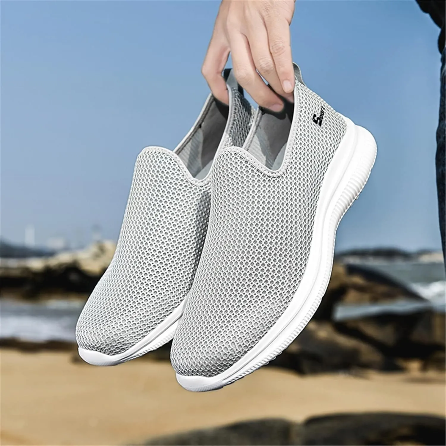 Women's Fashion Sneaker Non Slip Breathable Lightweight Comfortable Lace Up Sneakers for Women Walking Shoes Womens Loafer Sneakers Mens Waterproof Sneakers