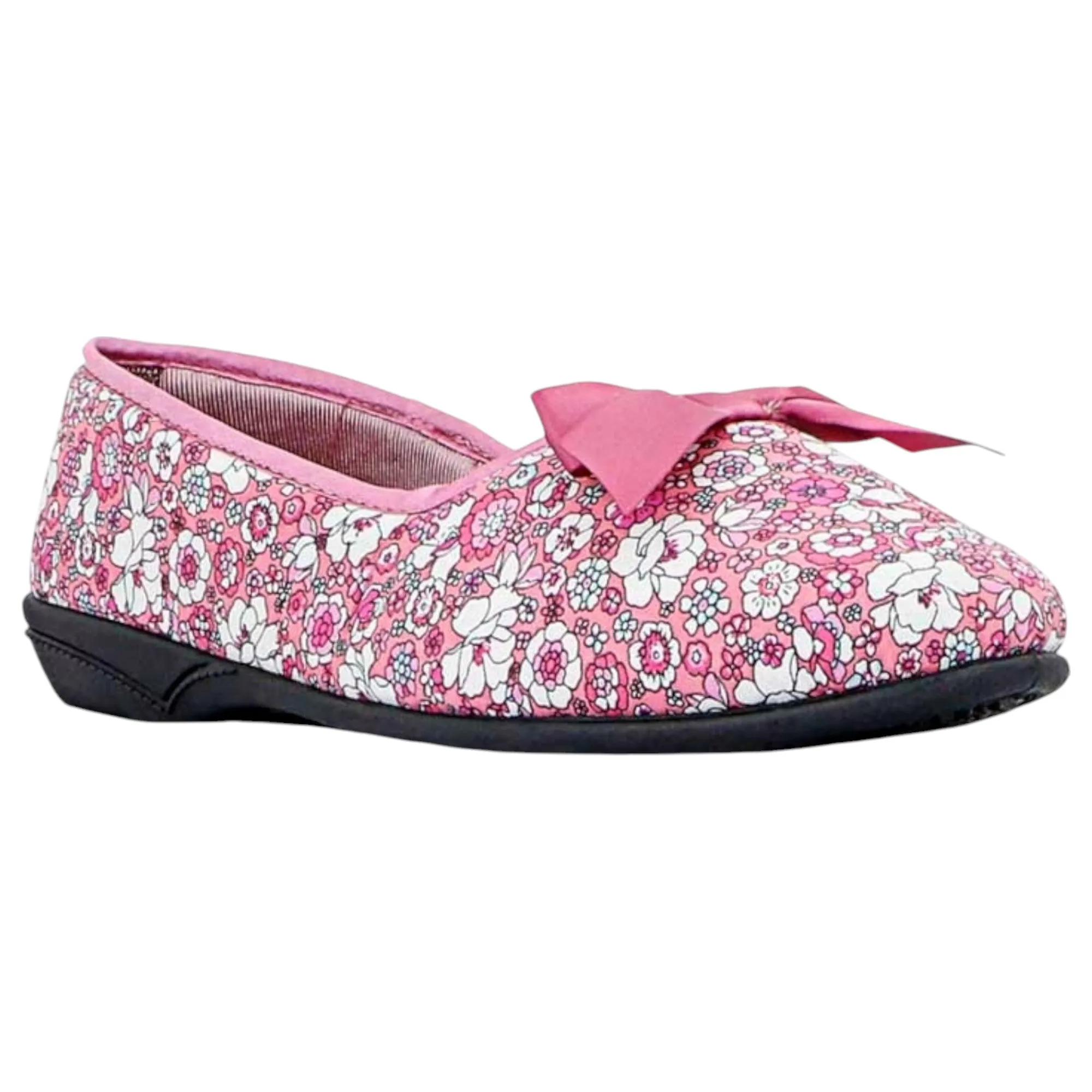 Womens Grosby Viven Slip On Slippers Pink