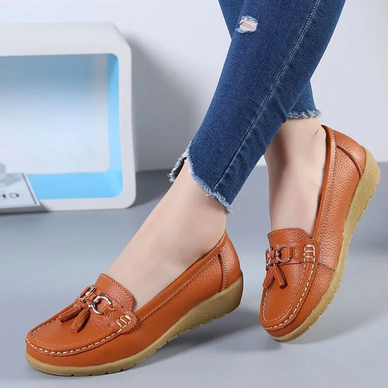 Women's Leather Breathable Orthopedic Shoes