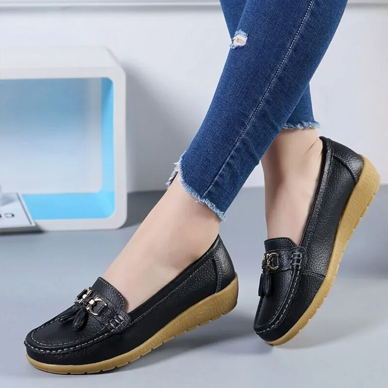 Women's Leather Breathable Orthopedic Shoes