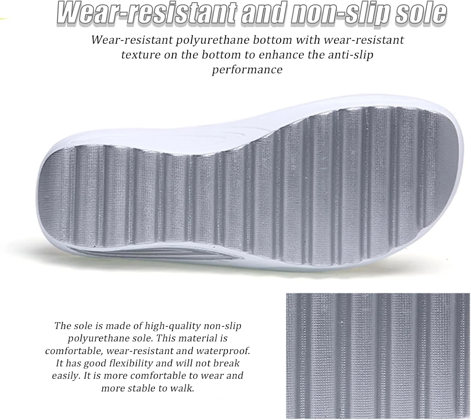 Women'S Leather Buckle Platform Sandals Breathable Round Open Toe Lug Sole Non-Slip Slip-On Walking Sandals Suitable For Beach Walks
