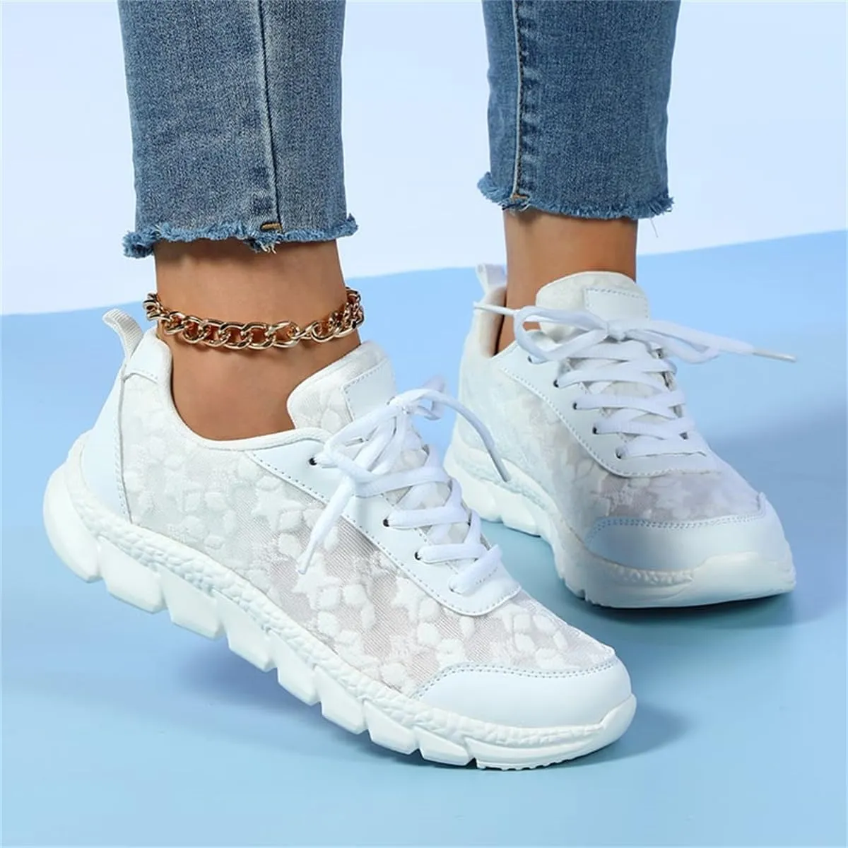 Women's Luxurious Orthopedic Sneakers, Orthopedic Sneakers for Women, Hollow Breathable Mesh Shoes
