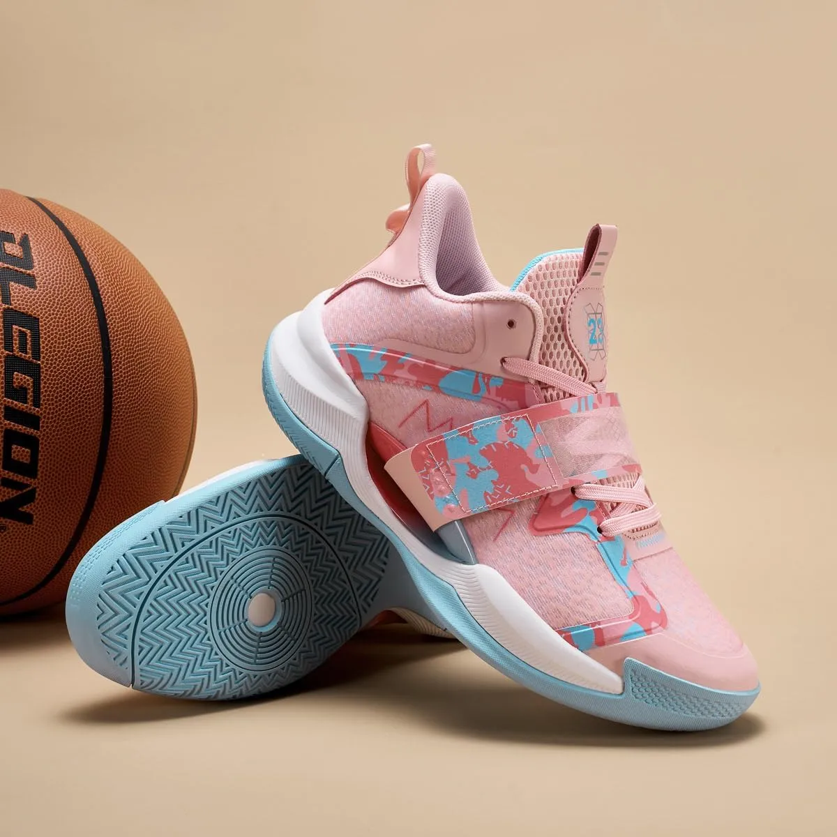 Womens Mens Basketball Shoes Comfortable Fashion Athletic Sneakers Breathable Non Slip Lace up Shoe