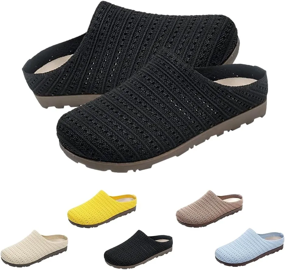 Women's mesh textured flat sandals, comfortable non-slip and breathable,Fashionable and Comfortable Women's Shoes Lady Shoe Slipper