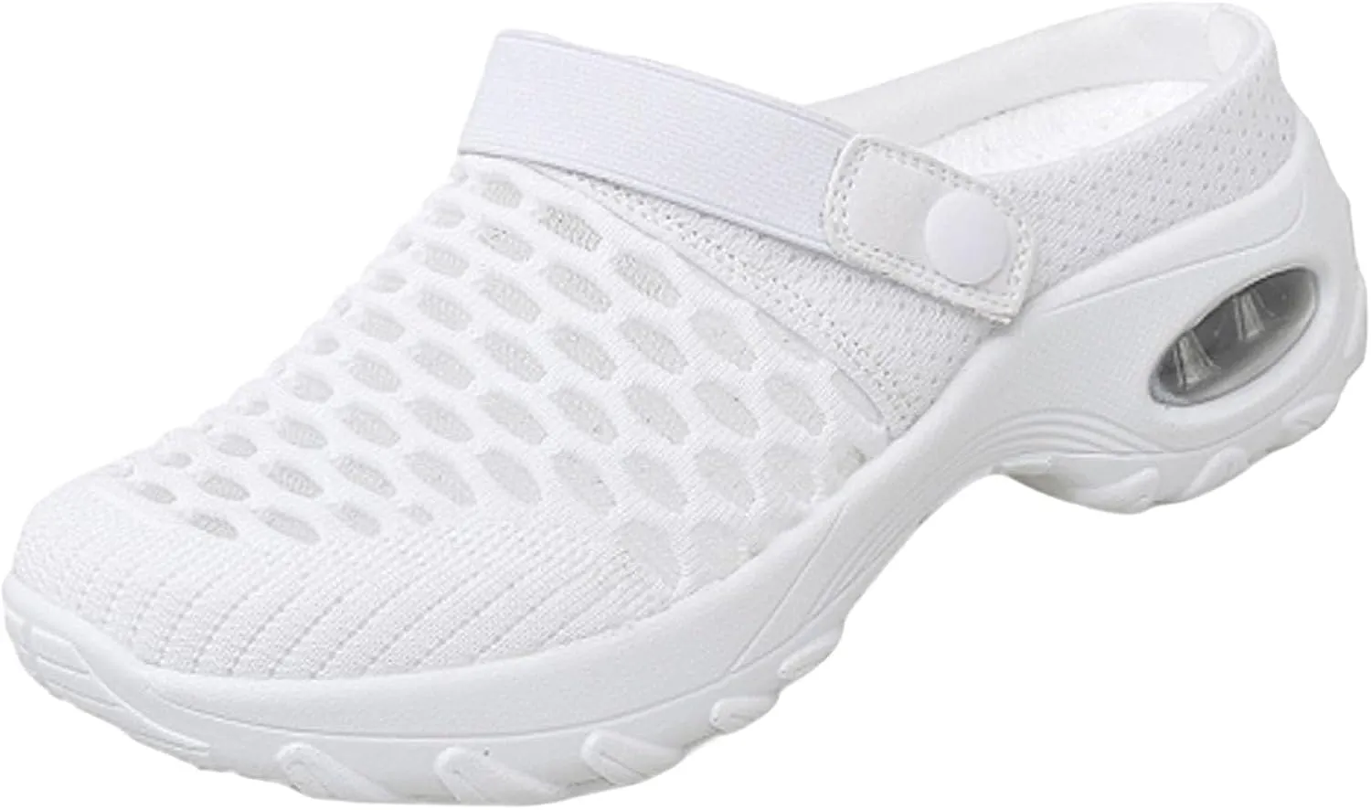 Womens Orthopedic Clogs with Air Cushion Breathable Slip-On Arch Support Sandals Lightweight Beach Walking Slippers