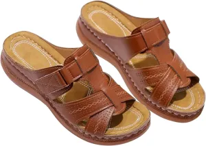 Womens Orthopedic Sandals with Arch Support Flip Flops Arch Support Comfortable Wedge Sandals Walking All Day Lightweight Orthopedic Sandals
