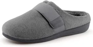 Women’s Orthotic House Slippers with Arch Support Adjustable Fuzzy Ladies Shoes