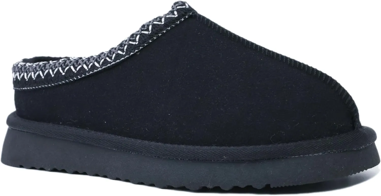 Women's Platform Slippers Winter Mini Boots Anti-Slip Suede Slip on Women Sneakers Fur Lined House Slippers for Indoor Outdoor