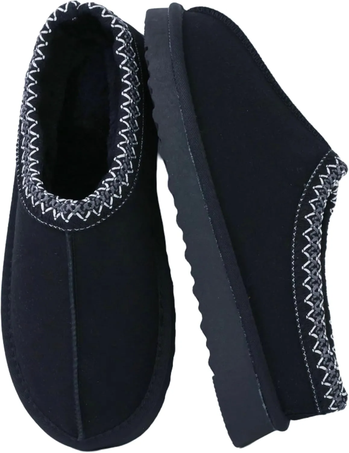 Women's Platform Slippers Winter Mini Boots Anti-Slip Suede Slip on Women Sneakers Fur Lined House Slippers for Indoor Outdoor