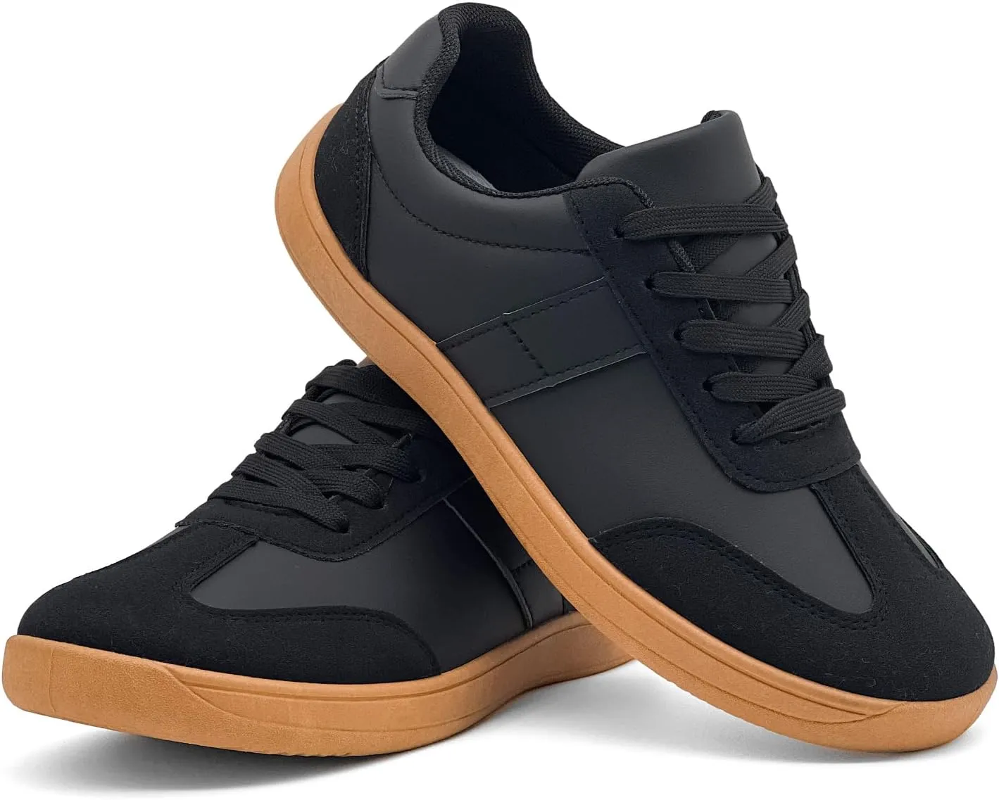 Women's Retro Low Top Sneakers Fashion Trainning Sneakers Casual Walking Shoes for Women/Men Gum Sole Walking Footwear Non Slip Trainers
