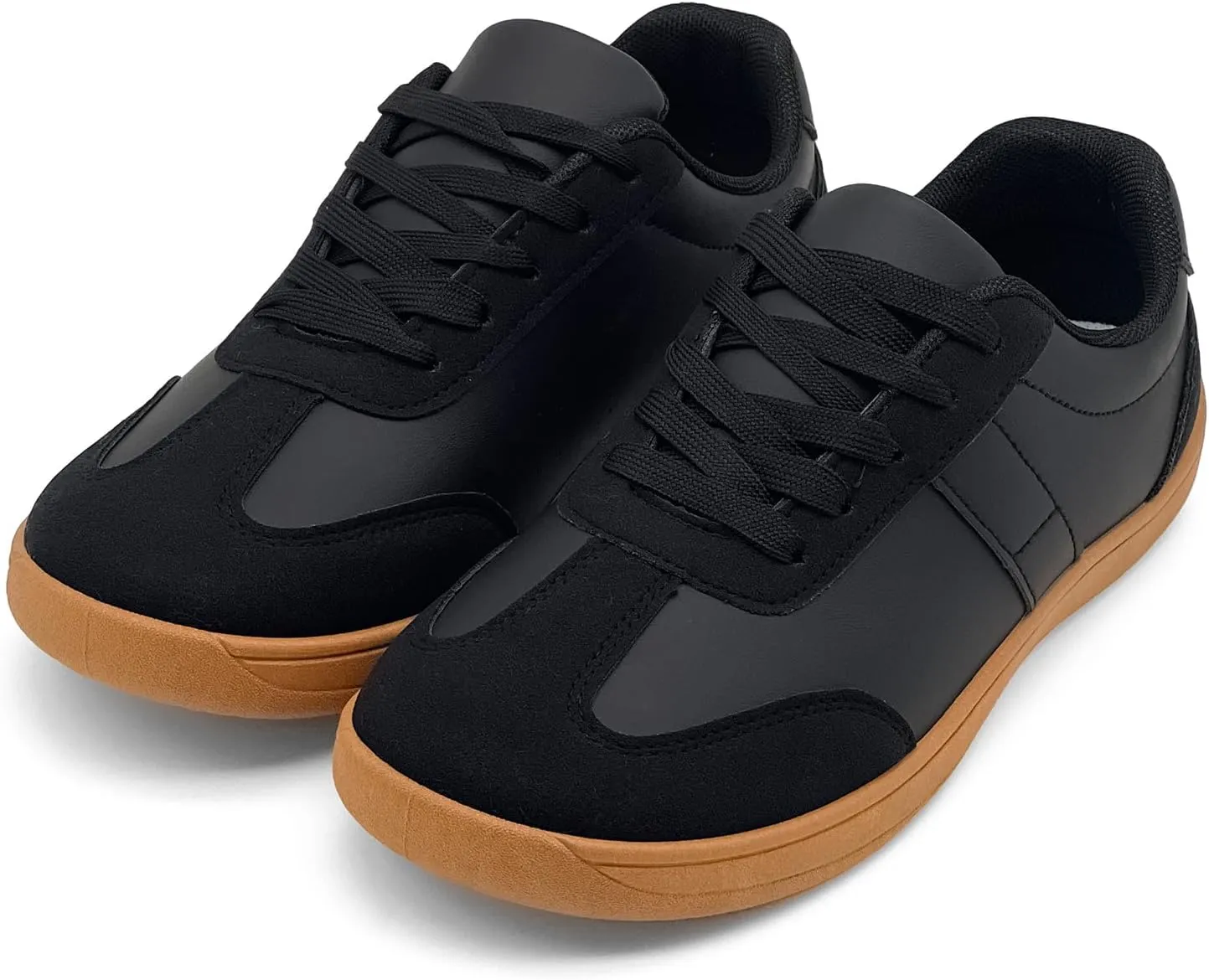 Women's Retro Low Top Sneakers Fashion Trainning Sneakers Casual Walking Shoes for Women/Men Gum Sole Walking Footwear Non Slip Trainers