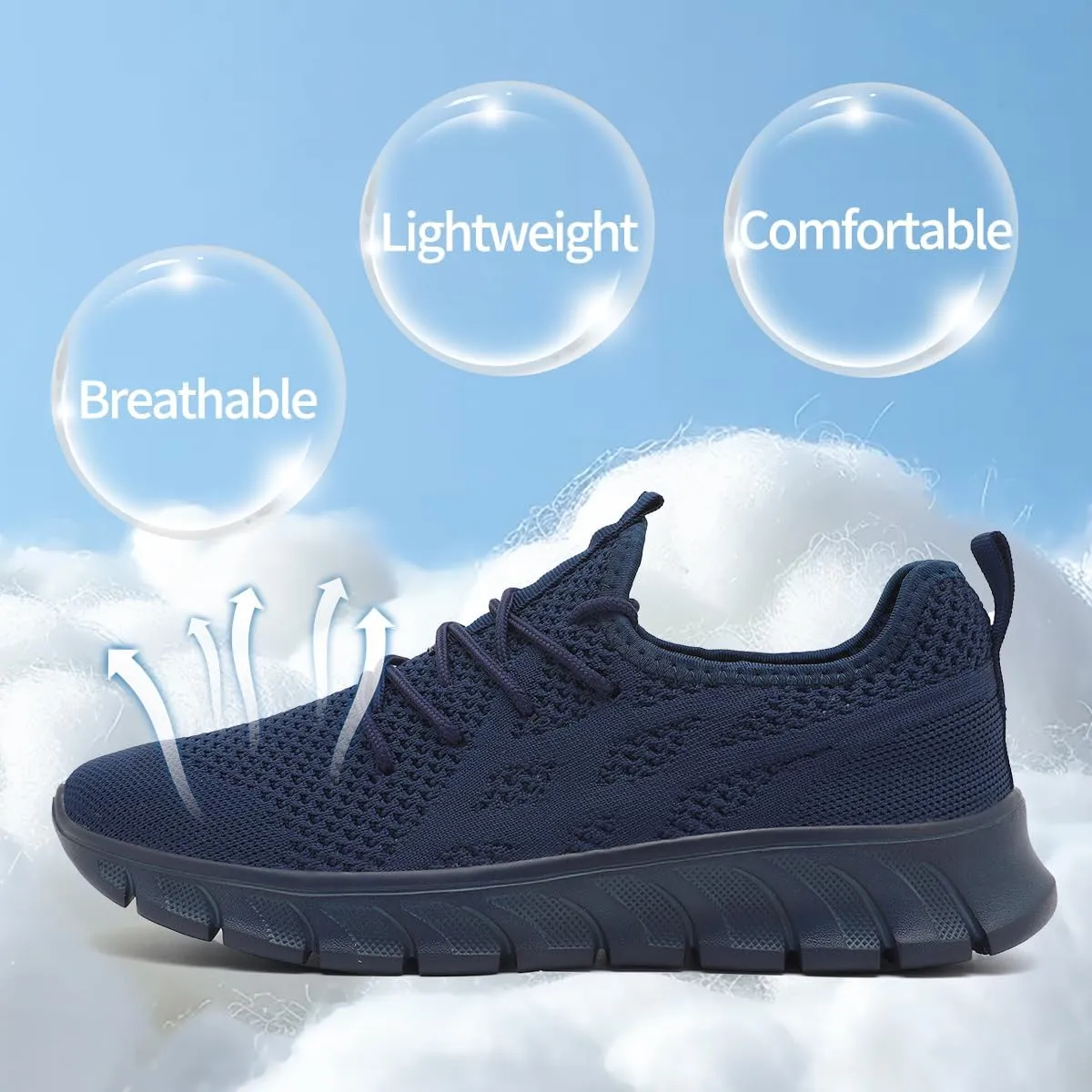 Women's Running Shoes Walking Sneakers Sports Athletic Workout Tennis Gym Casual Fashion Fitness Breathable Lightweight Comfortable Mesh Soft Shoe