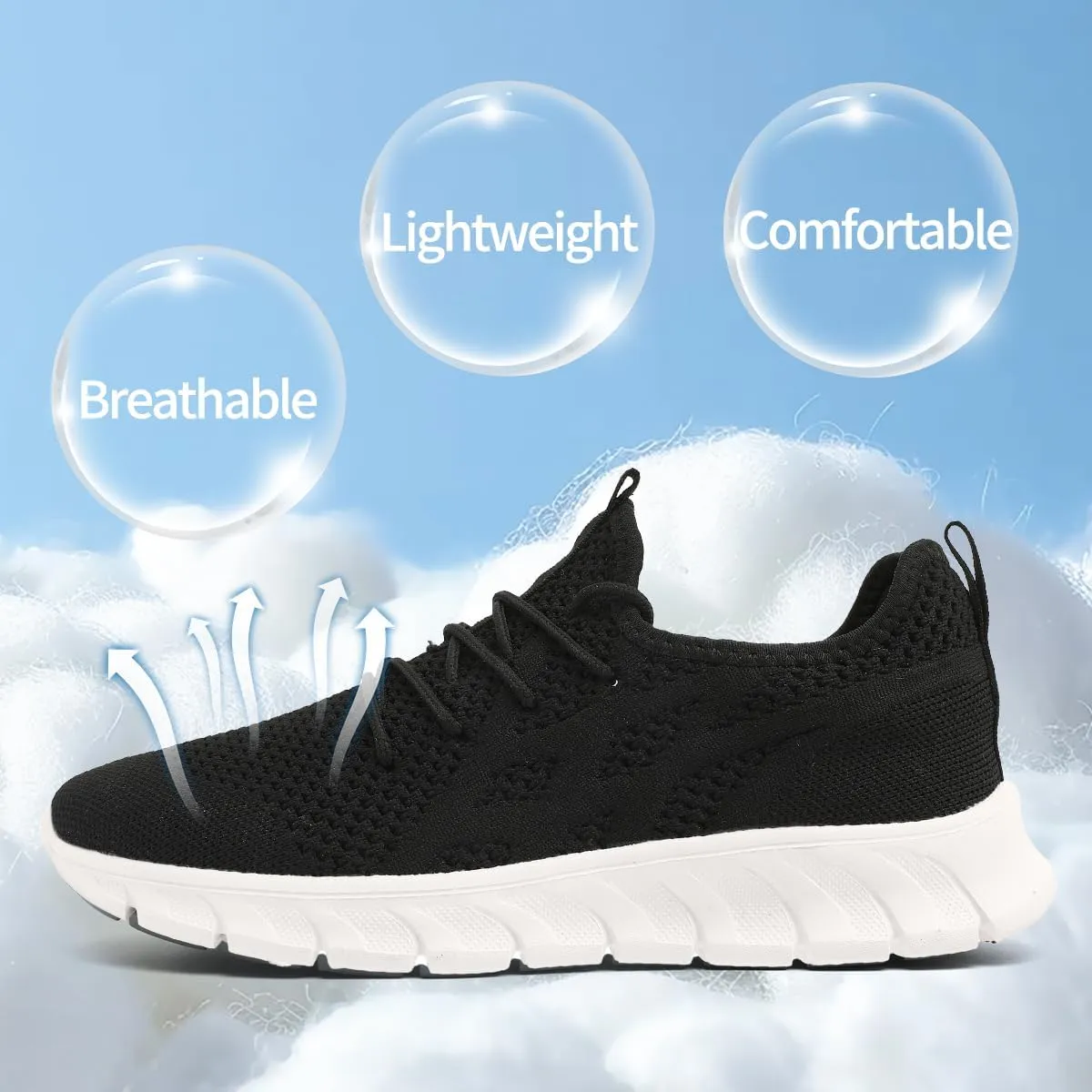 Women's Running Shoes Walking Sneakers Sports Athletic Workout Tennis Gym Casual Fashion Fitness Breathable Lightweight Comfortable Mesh Soft Shoe